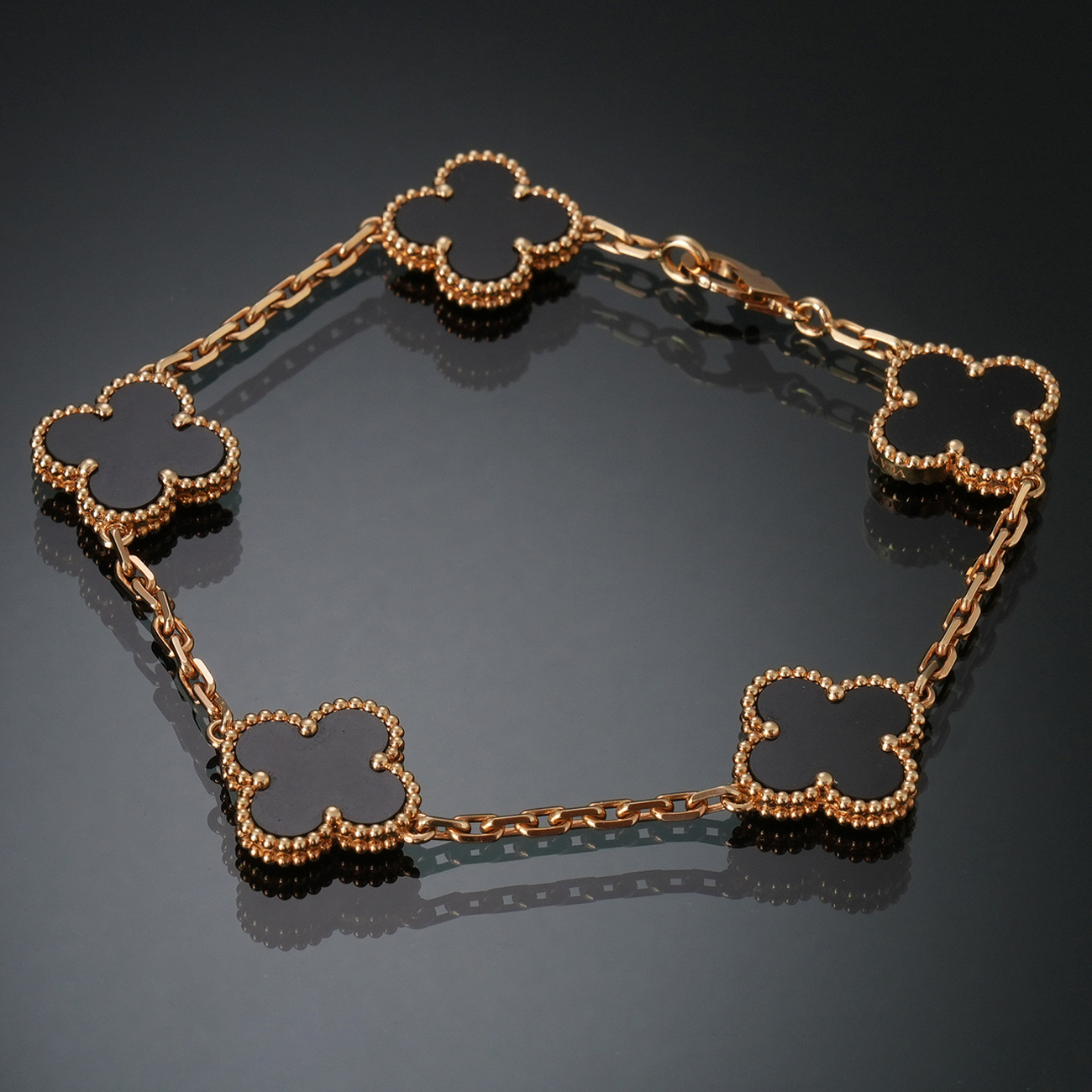 VAN CLEEF & ARPELS(USED)반클리프앤아펠 빈티지 알함브라 5모티브 브레이슬릿